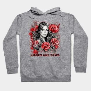 Women and Roses Hoodie